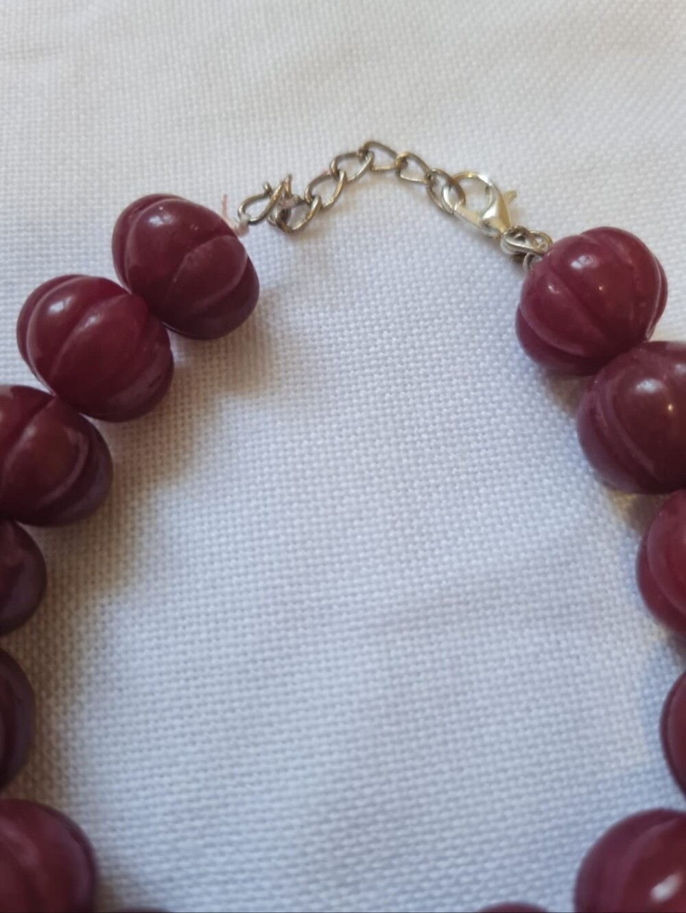 Chunky Berry Beaded Bracelet with Adjustable Clasp
